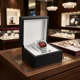 Langqishi Red Dial Moonphase Watch