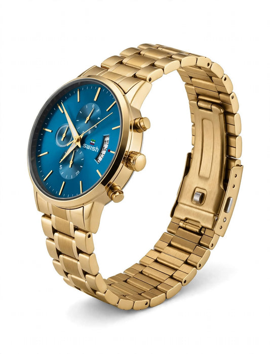 Swish Gold x Royal Blue Dial