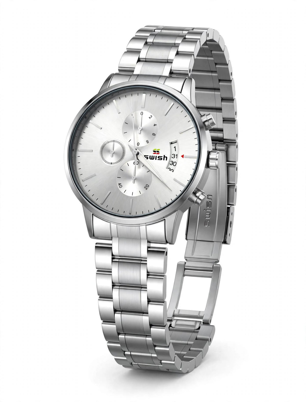 Swish Platinum Silver Dial | Stainless Steel