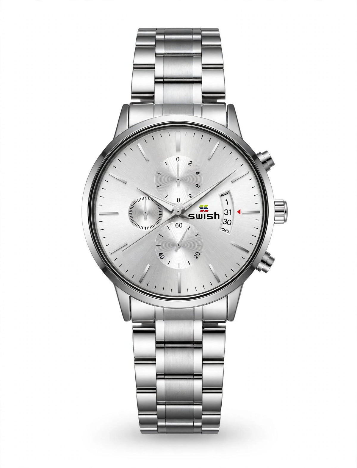 Swish Platinum Silver Dial | Stainless Steel