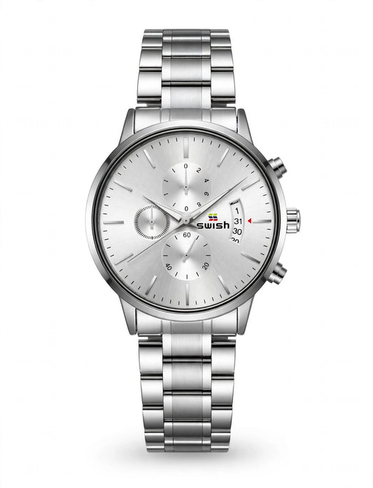 Swish Platinum Silver Dial | Stainless Steel