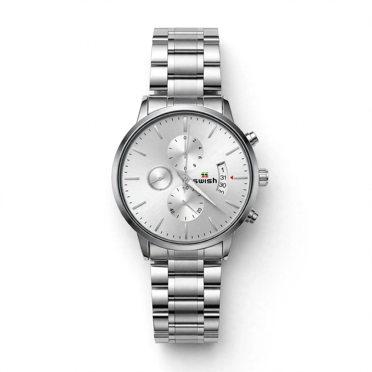 Swish Platinum Silver Dial | Stainless Steel