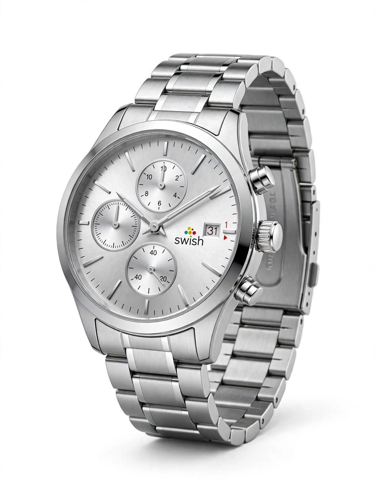 Swish Platinum Silver Dial | Stainless Steel